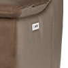 trusty embossed leather chestnut