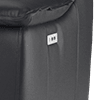 trusty embossed leather navy