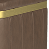 trusty embossed leather chestnut