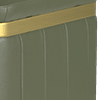 TRUSTY EMBOSSED LEATHER DARK OLIVE