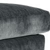 luxe chenille charcoal all over