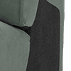 lifestyle flecked fabric mineral green