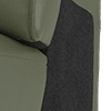 trusty embossed leather dark olive