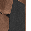relaxed chenille burnt sienna