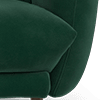 lifestyle mottled fabric dark green