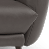 relaxed soft leather black coffee
