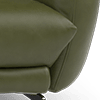 relaxed soft leather olive