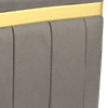 trusty embossed leather grey