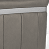 trusty embossed leather grey