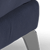 lifestyle mottled fabric navy blue