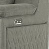 LIFESTYLE FLECKED FABRIC MOCHA