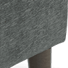linen look chenille charcoal all over