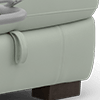 trusty matt leather light grey