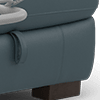 TRUSTY MATT LEATHER STEEL BLUE