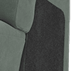 lifestyle flecked fabric mineral green