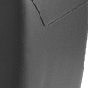 trusty embossed leather jet black