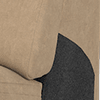lifestyle flecked fabric sand