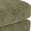 linen look chenille olive green all over