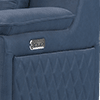 lifestyle flecked fabric navy