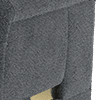 THE WESTWOOD SOFT BOUCLE ANTHRACITE ALL OVER