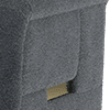 THE WESTWOOD SOFT BOUCLE ANTHRACITE ALL OVER