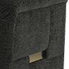 THE WESTWOOD TEDDY CHENILLE BLACK ALL OVER