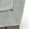 linen look chenille grey all over