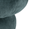 luxury chenille teal all over without trim