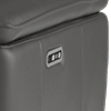trusty embossed leather charcoal