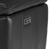 trusty embossed leather jet black