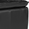 trusty embossed leather jet black