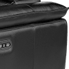 trusty embossed leather jet black