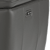 trusty embossed leather charcoal