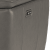 trusty embossed leather grey