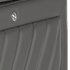 trusty embossed leather charcoal