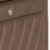 TRUSTY EMBOSSED LEATHER CHESTNUT