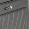 trusty embossed leather charcoal