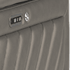 trusty embossed leather grey