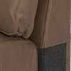 trusty embossed leather chestnut