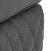 trusty embossed leather jet black