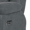 lifestyle flecked fabric charcoal