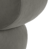 relaxed natural grain leather charcoal all over without trim