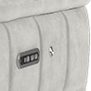 LIFESTYLE NUBUCK FEEL FABRIC LIGHT GREY