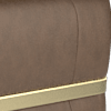 trusty embossed leather chestnut