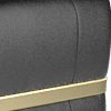 trusty embossed leather jet black
