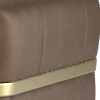 trusty embossed leather chestnut
