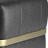 trusty embossed leather jet black