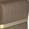 trusty embossed leather chestnut