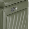 trusty embossed leather dark olive