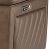 trusty embossed leather chestnut